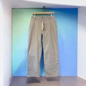 Women’s NWT Dokotoo Mid Waist Cargo Jeans Wide Leg Khaki Denim with Pkts-Size 12